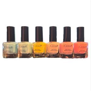 2000's iGlow 6pc Mini Pastel Nail Colors